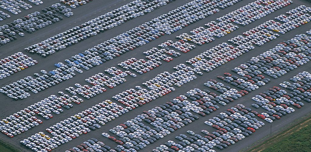Smart Parking von Autos