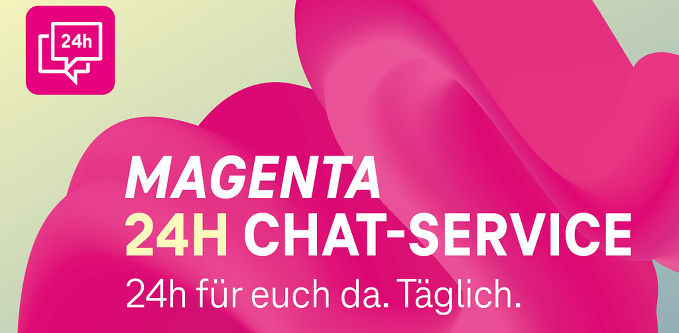 24 Stunden Service per Chat: Neu bei Magenta