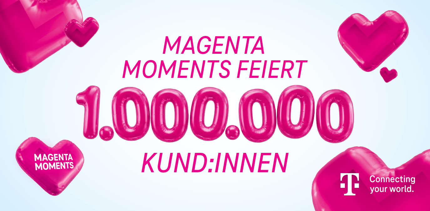 Eine Million Nutzer:innen: Warum Magenta Moments für viele Kund:innen längst zum Alltag gehört